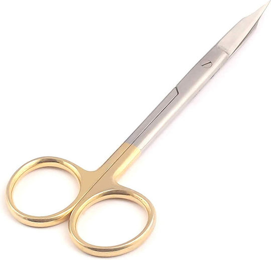 Foarfece Medicală Mâner Auriu Stevens Drept Tc 10.5cm