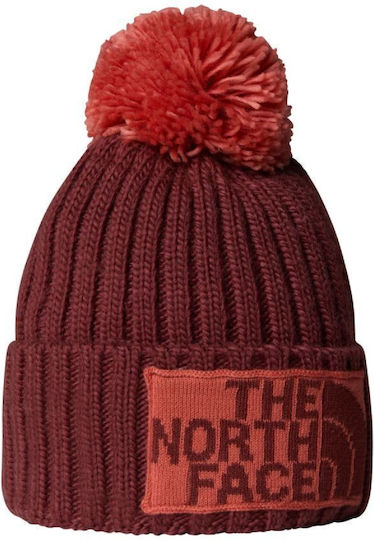 Beanie Unisex Beanie Gestrickt in Rot Farbe