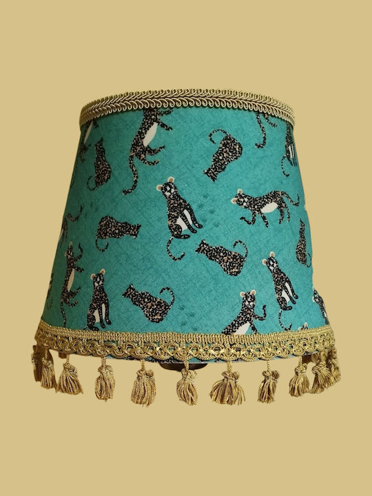 Gold Leopard Lamp Shade L Dimensions 20*15*10
