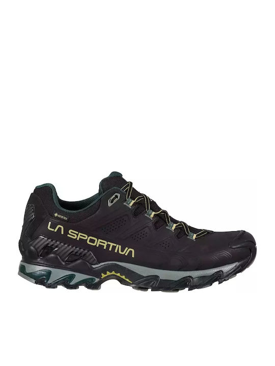 La Sportiva Ultra Raptor II Leather Wide Männer Wanderschuhe Wasserdicht mit Gore-Tex-Membran Schwarz