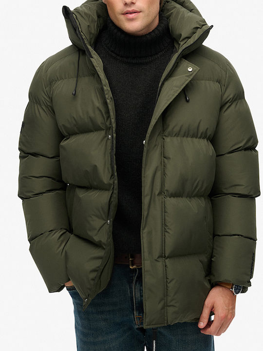 Superdry Μπουφάν Puffer Army Green