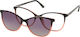 Solano Cl 90190a Women's Eyeglasses Polarized Clip-on Plastic Pink 54 Mm
