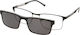 Solano Cl 10173a Herren Brillengestell Polarisiert Clip-On Metall Schwarz 57 Mm