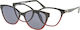 Solano Cl 90157b Ochelari de Vedere Pentru Femei Prindere Plastic Negru 54 Mm