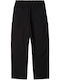 Easy Ripstop Trousers Cargo in Relaxed Fit Black