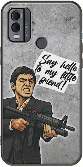 Epic Quotes Say Hello Nokia C22 Black TPU Black Silicone