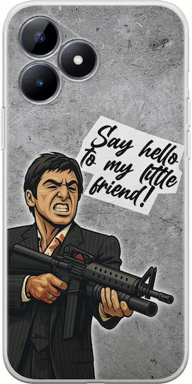 Epic Quotes Say Hello Realme C51 Flexible TPU Transparent Silicone