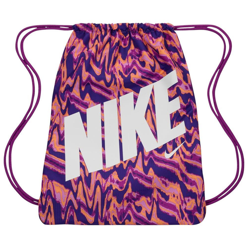 purple nike drawstring bag