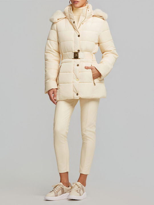 Women's Lifestyle Jacket for Winter with Detachable Hood Butter