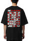Oversized T-shirt Tekken Fight Club Pop Culture Schwarz