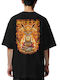 Oversized T-shirt Naruto Kurama Pop Culture Schwarz