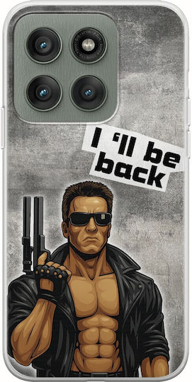Epic Quotes I'll Be Back Motorola Edge 60 Fusion 5G Flexible TPU Transparent Silicone Mobile Phone Case