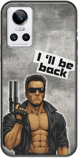 Epic Quotes I 'll Be Back Realme Gt Neo 3 Black Tpu Μαύρη Σιλικόνη