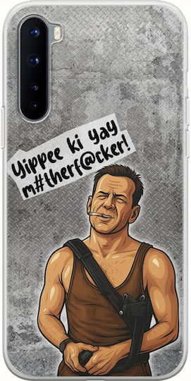 Epic Quotes Yippee Ki Yay OnePlus Nord Гъвкава TPU Прозрачна Силиконова