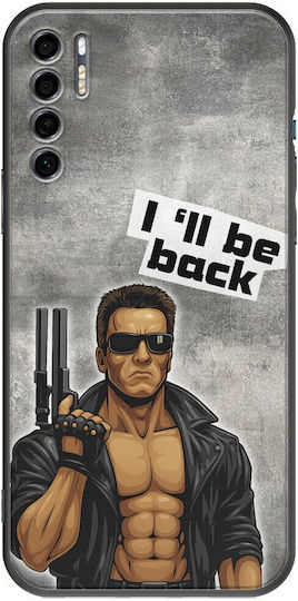 Epic Quotes I'll Be Back TCL 20S 20 5G 20L 20L+ Husa TPU Neagră Din Silicon