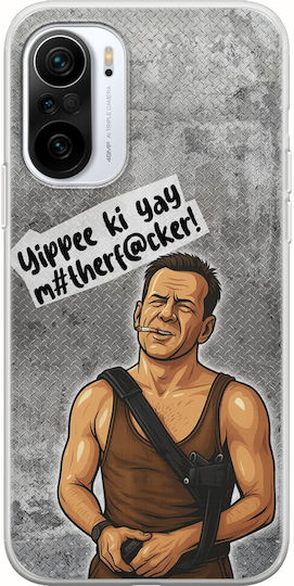 Epic Quotes Yippee Ki Yay Xiaomi Mi11i Flexible TPU Transparent Silicone Mobile Phone Case