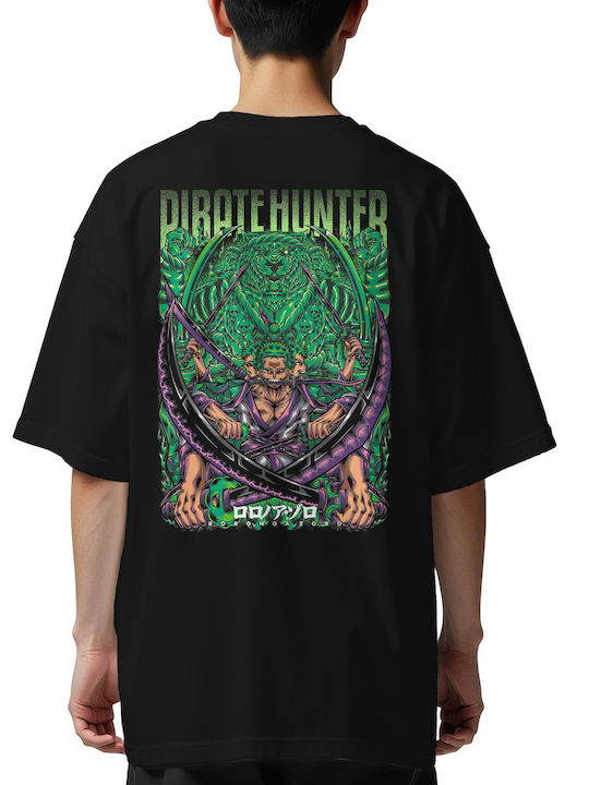 Tricou Oversized Pirate Hunter One Piece Pop Cu...