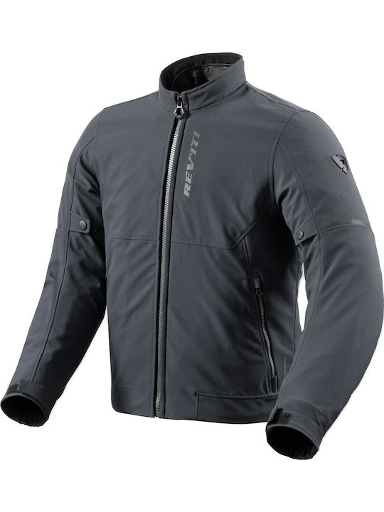 Rev'IT Shade 2 H2O Herren Motorradjacke Softshell 4 Jahreszeiten Wasserdicht Dark Blue