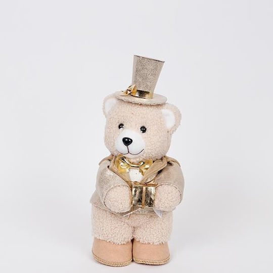Eurolamp Weihnachtliche Stoff Figur Bär