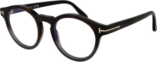Tom Ford Brillen Blaulichtblockierende Gläser Ft5887-b 056 49