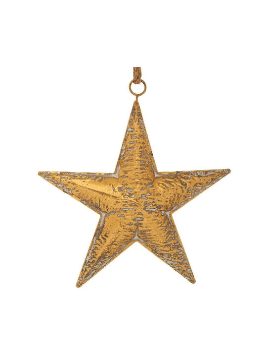 Висяща Украса Star Жълт 33.5x35.5бр