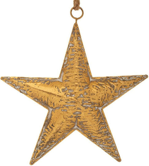 Висяща Украса Star Жълт 25.5x27.5бр