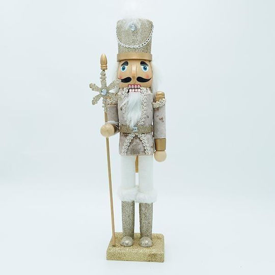Eurolamp Christmas Nutcracker 38cm White