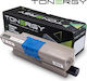 Tonergy Συμβατό Toner για Laser Εκτυπωτή OKI 46508712 Μαύρο με Chip