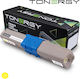 Tonergy Compatible Toner for Laser Printer OKI OKI-46508709 Yellow with Chip