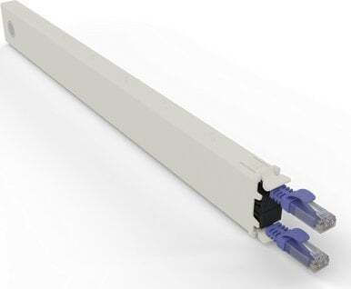 Patchbox U/UTP Cat.6a (Gigabit) Καλώδιο Δικτύου Ethernet 0.8m Μωβ