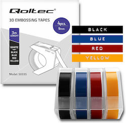 Qoltec Label Maker Tape 3m x 3mm