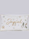 Christmas Decorative Pillow Rectangular White 30x50cm