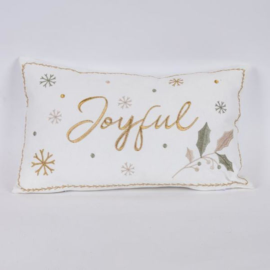 White Throw Pillow