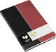 Daily Diary Nobilis 13x21 Black Red 2026