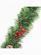 Snowy Christmas Garland Plastic Green 270x24cm