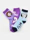 Superheroes Șosete pentru Copii Purple, Lilac, Light Blue 3 Perechi