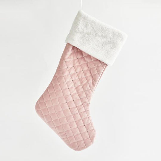 Weihnachtliche Dekorative Socke Rosa 2Stück