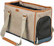 Dog/Cat Carrying Beige Bag for 5kg Pets L41xW26xH20cm