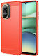 Forcell Back Cover Silicone / Tempered Glass Red (Redmi A5)