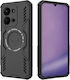 Techsuit Umschlag Rückseite Kunststoff Schwarz (Redmi 15C 4G)