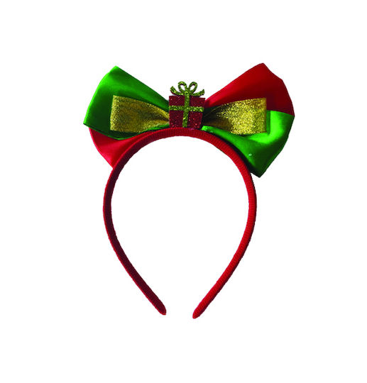 Weihnachts-Stirnband mit Muster Fioongos