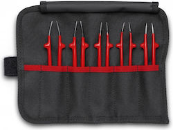 Knipex Λαβίδες-Tsimpidákia Σετ 5τμχ Μαύρο Universal 1000V Ακριβείας Θήκη-Ρόλο Knipex Λαβίδες-Tsimpidákia Σετ 5τμχ Μαύρο Universal 1000V Ακριβείας Θήκη-Ρόλο