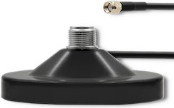Qoltec Magnetic Stand 2m Cable N Female SMA Female Qoltec Magnetic Stand 2m Cable N Female SMA Female