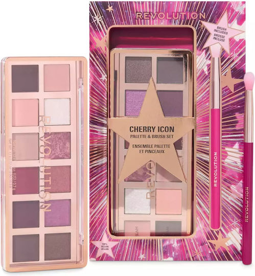 Revolution Beauty Icon Shadow Eye Shadow Palette Matte in Solid Form