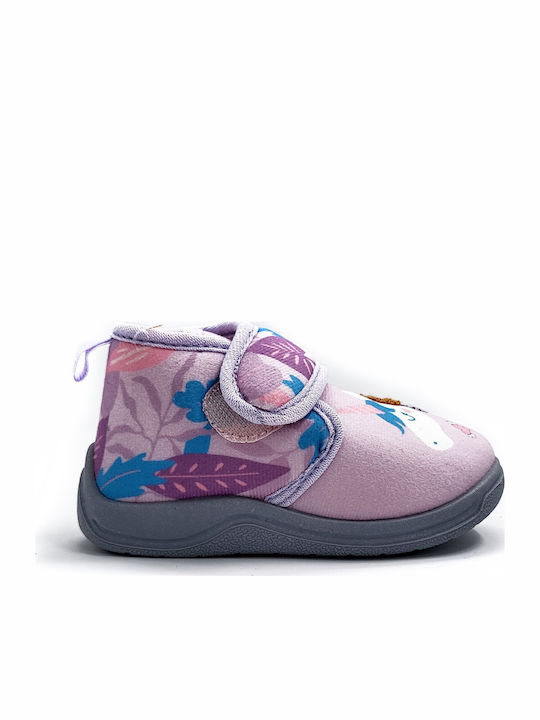 Kids Slippers Boots Lilac