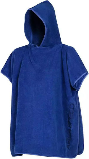Aqua Speed Kid's Terry Beach Poncho Blue Season Carry Over