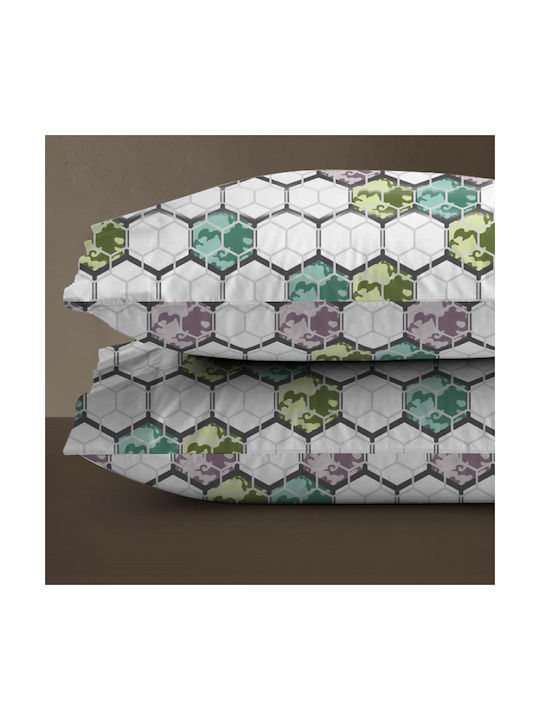 Isadore Lorraine Сет Калъфки за Възглавници Beehive-green 50x70см.