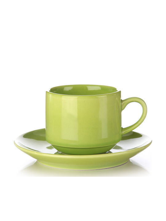 Madras Cană Ceai Din porțelan Verde 200ml