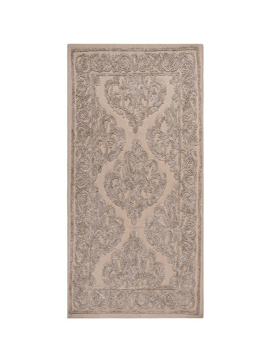 Silk Fashion Αντιολισθητικό Πατάκι Μπάνιου Βαμβακερό Ηκ110 5206978167263 Beige 70x130εκ.