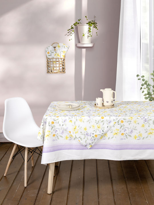 Nima Τραπεζομάντηλο Βαμβακερό Brunch Time Πολύχρωμο 140x140εκ.